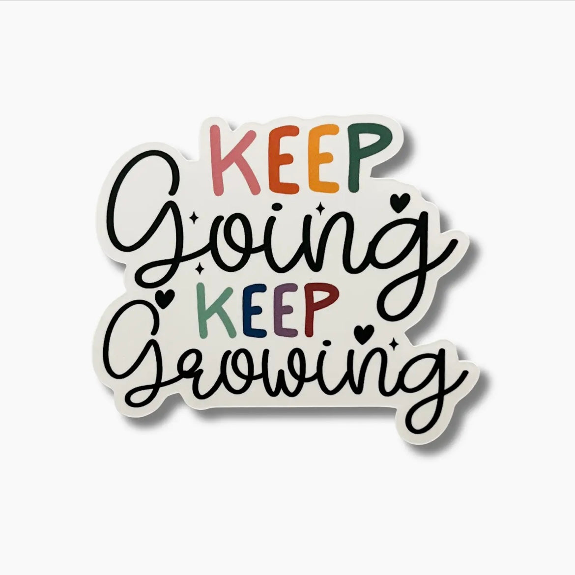 Keep going keep growing sticker
