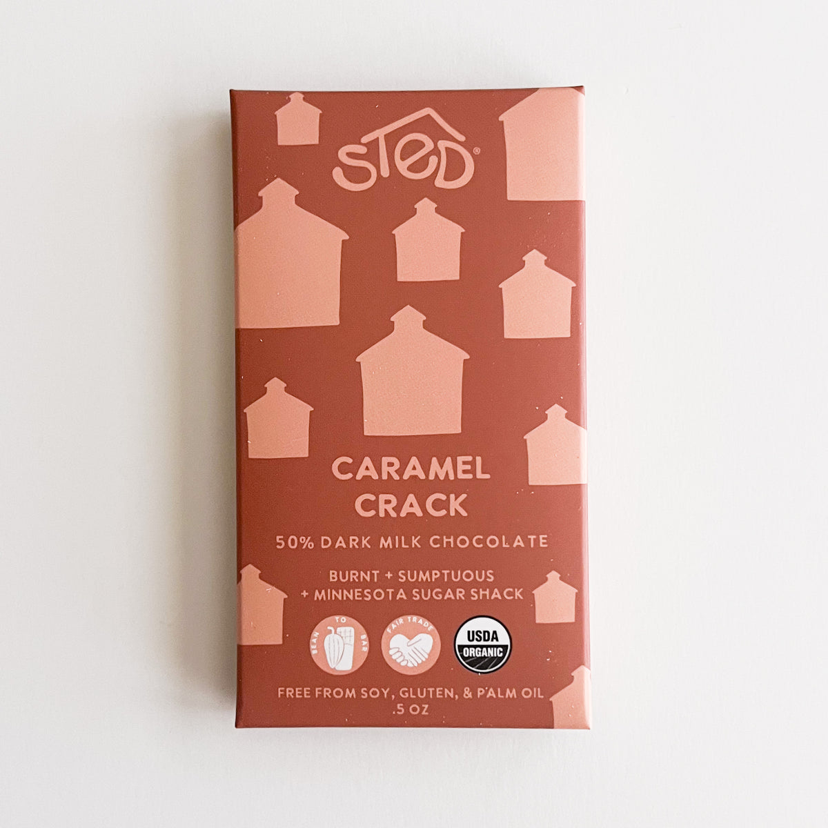 STED Chocolate - Caramel Crack Organic Chocolate Bar