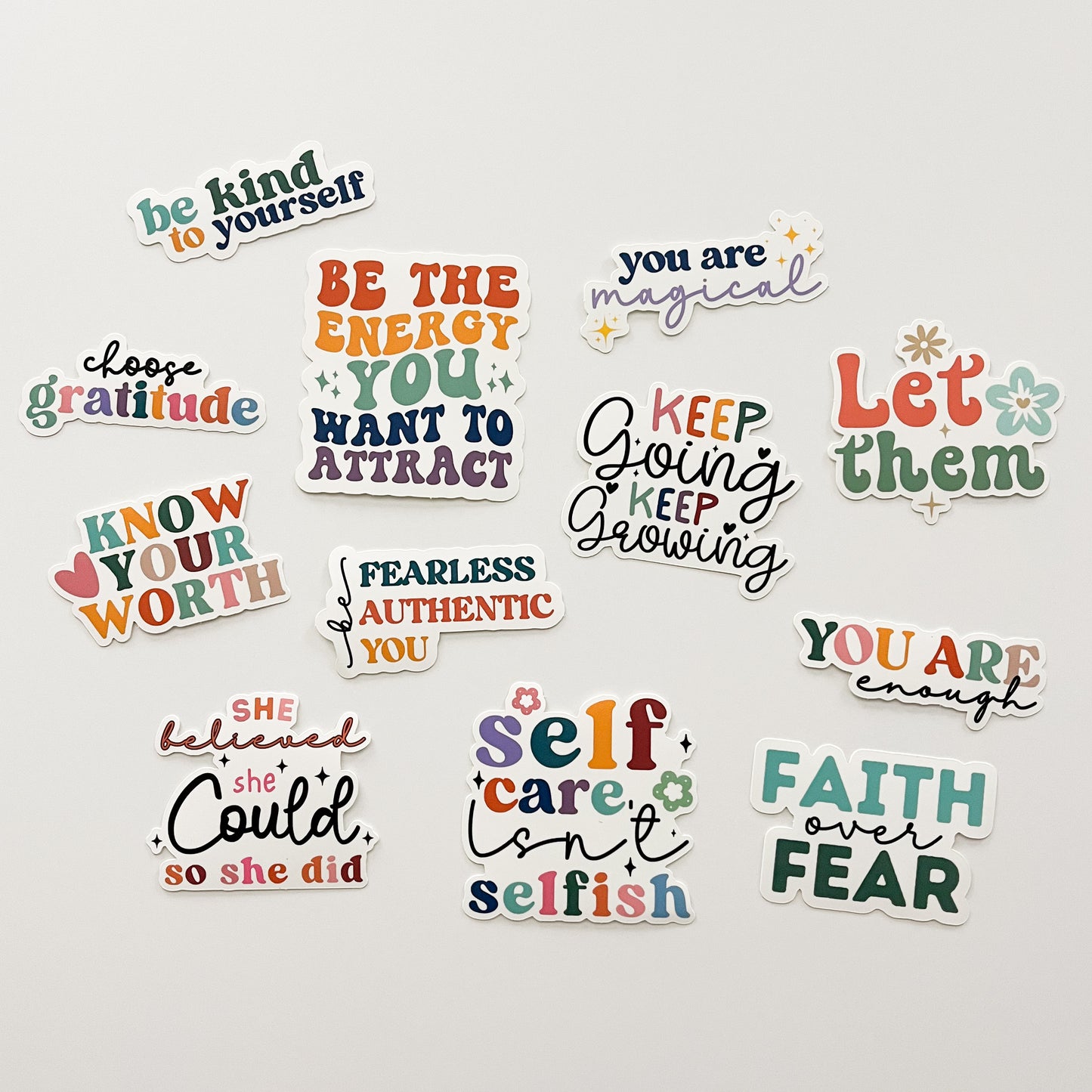 Be Fearless, Be Authentic, Be You Vinyl Sticker