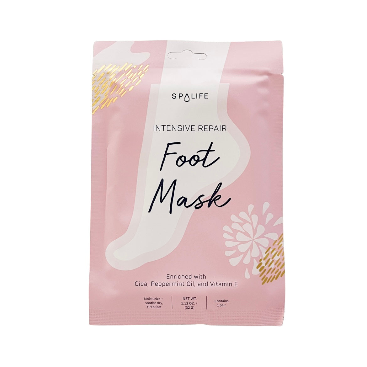 Intensive Repair Foot Mask - Cica, Peppermint Oil & Vitamin E