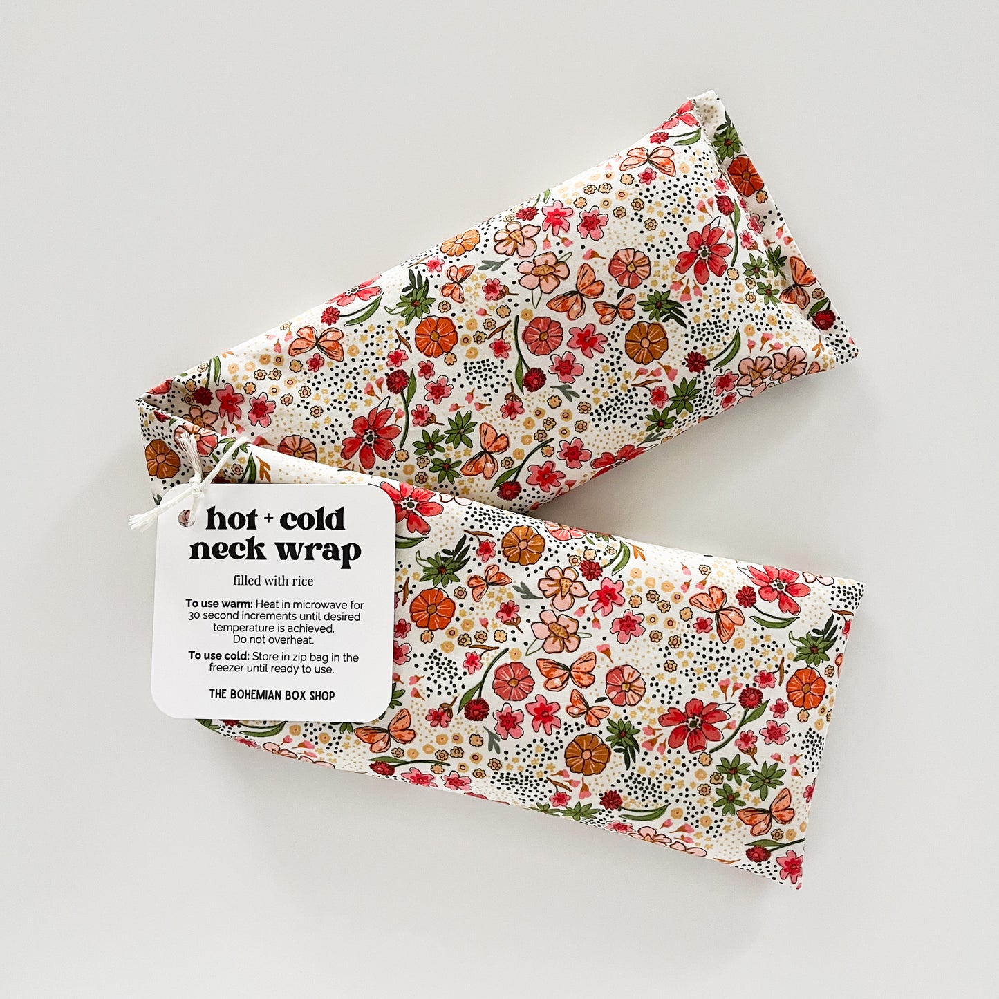 Hot and Cold Neck Wrap - Floral Abundance Shine