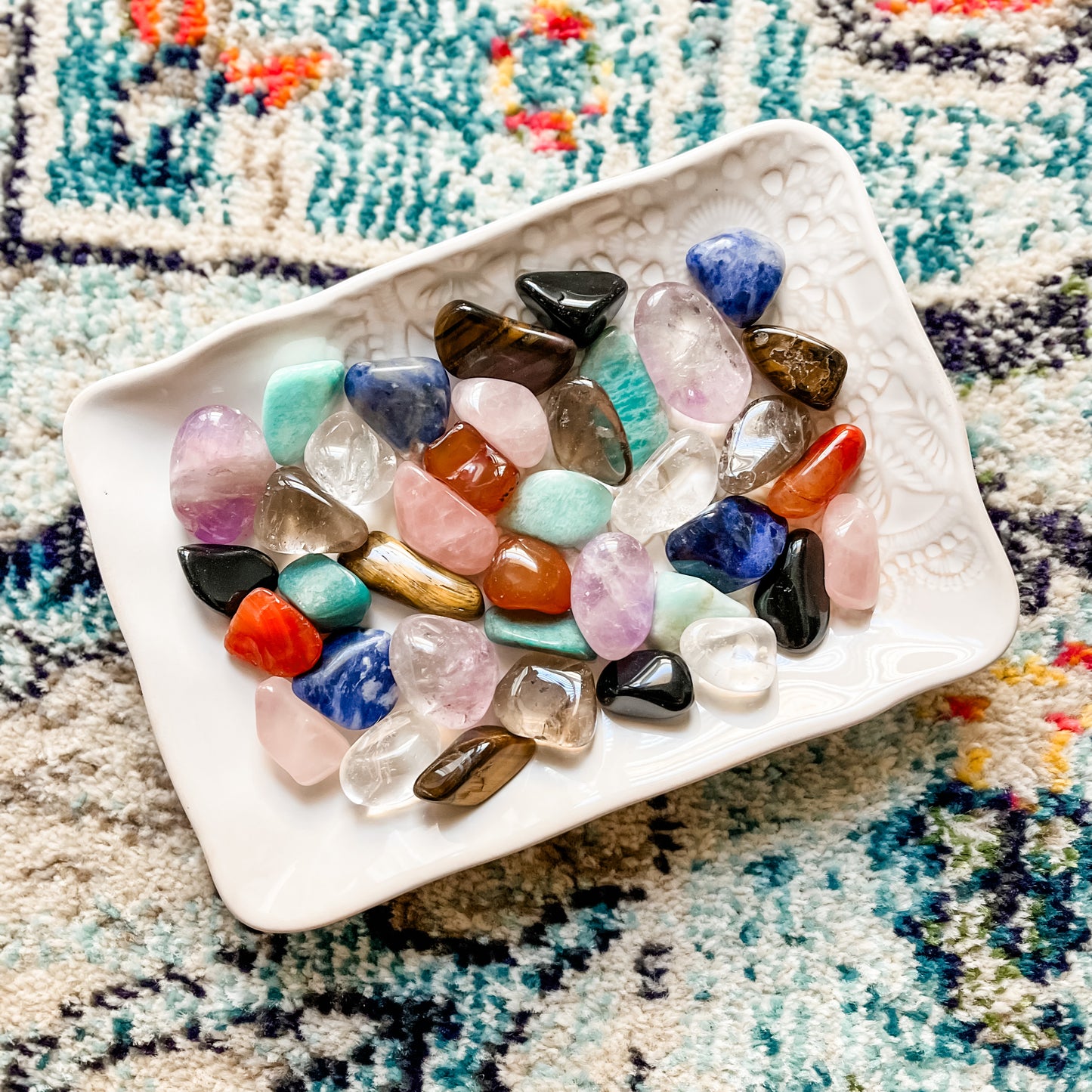 assorted crystals