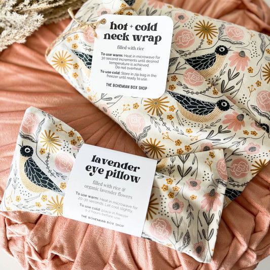 Mama Bird Lavender Eye Pillow - Hot and Cold Neck Wrap