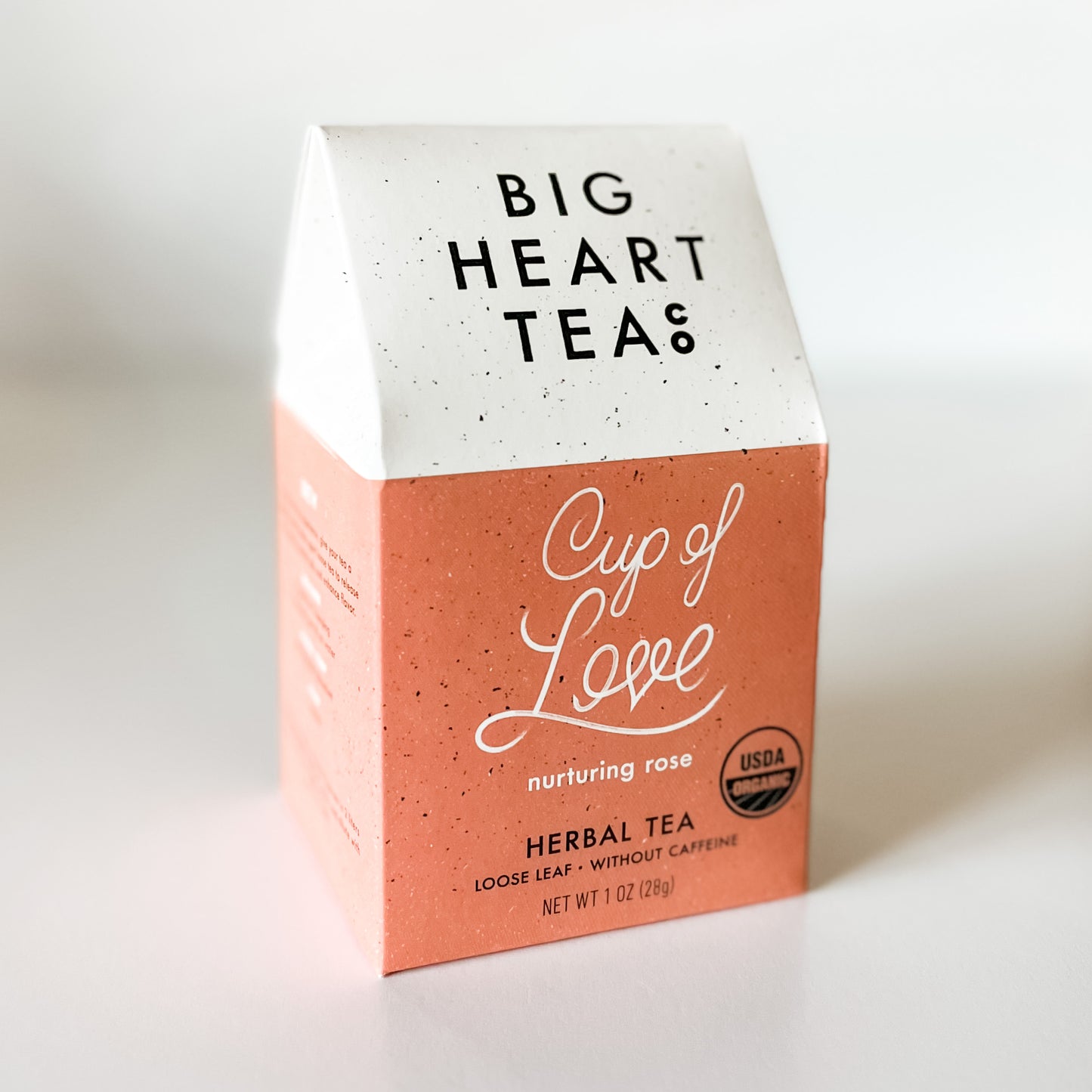 big heart tea co cup of love herbal tea, loose leaf tea 
