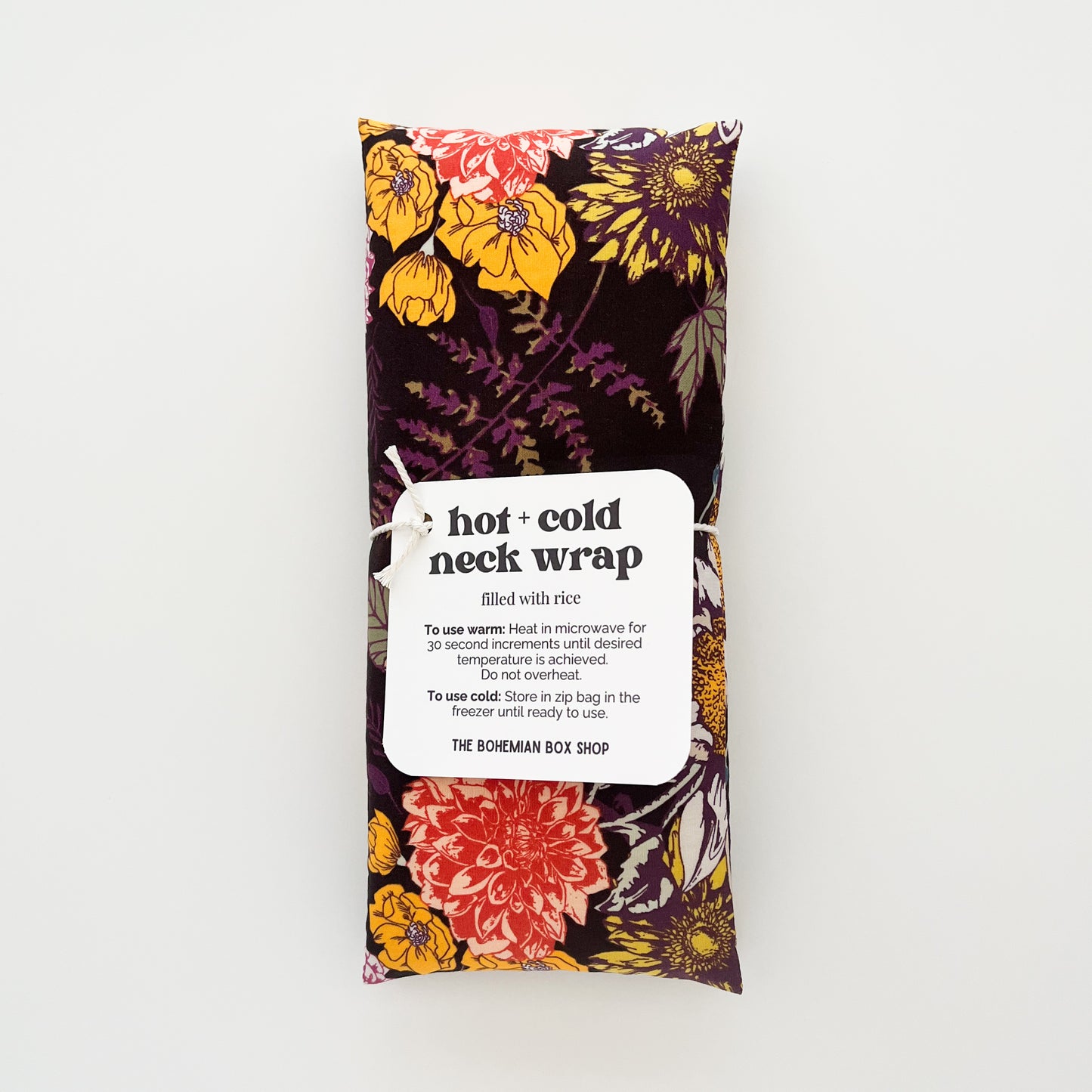 Hot and Cold Neck Wrap - Autumn Floral Glow