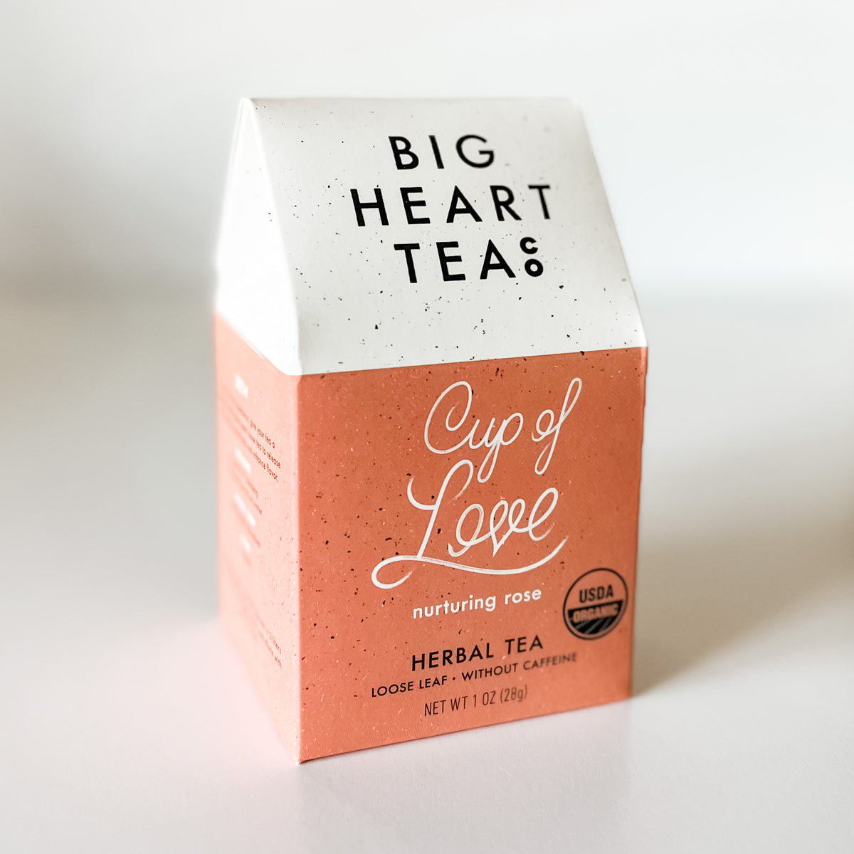 big heart tea co cup of love herbal tea, loose leaf tea