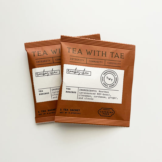 Tea with Tae - Rooibos Chai, 2 tea sachets