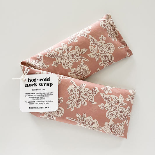 Hot and Cold Neck Wrap - Rambling Rose Dusk