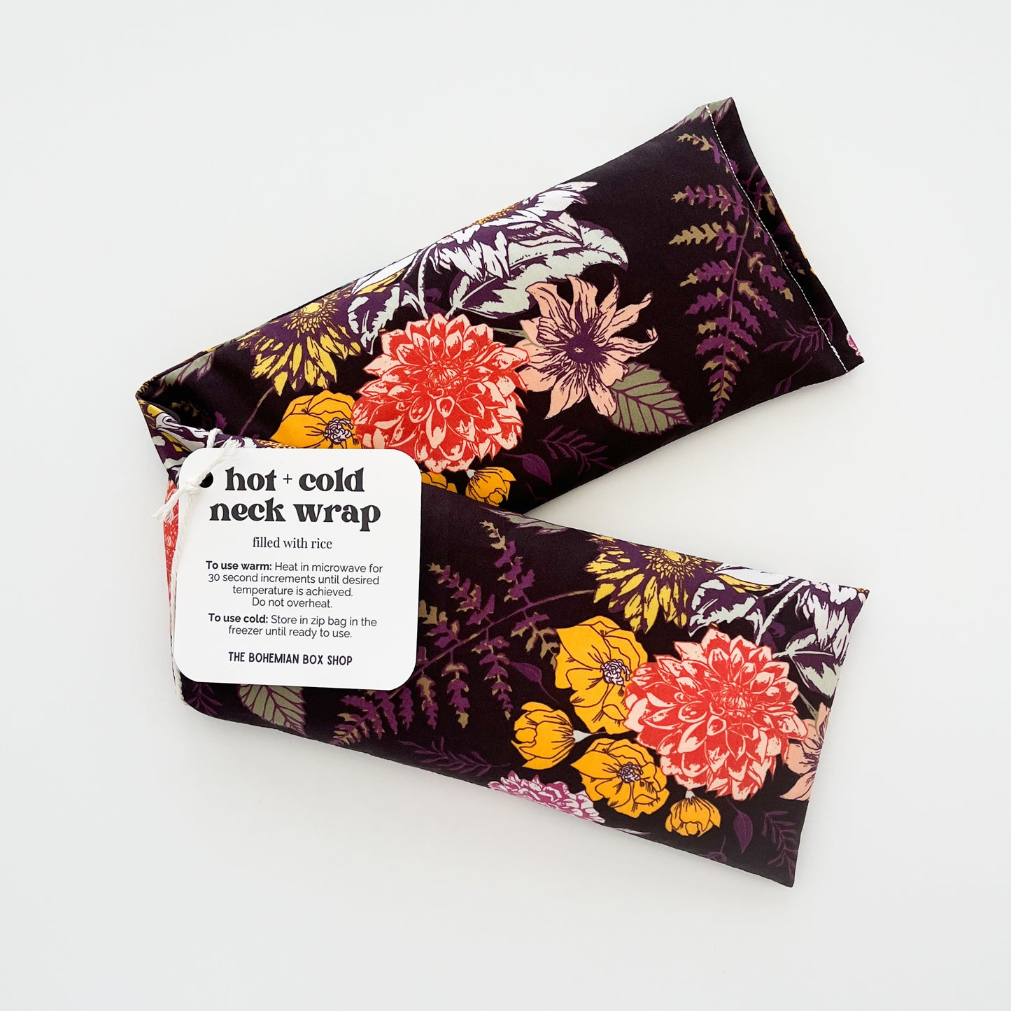 Hot and Cold Neck Wrap - Autumn Floral Glow