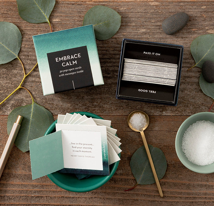 Thoughtfulls: Embrace Calm ~ 30 Pop-Open Cards with Messages Inside