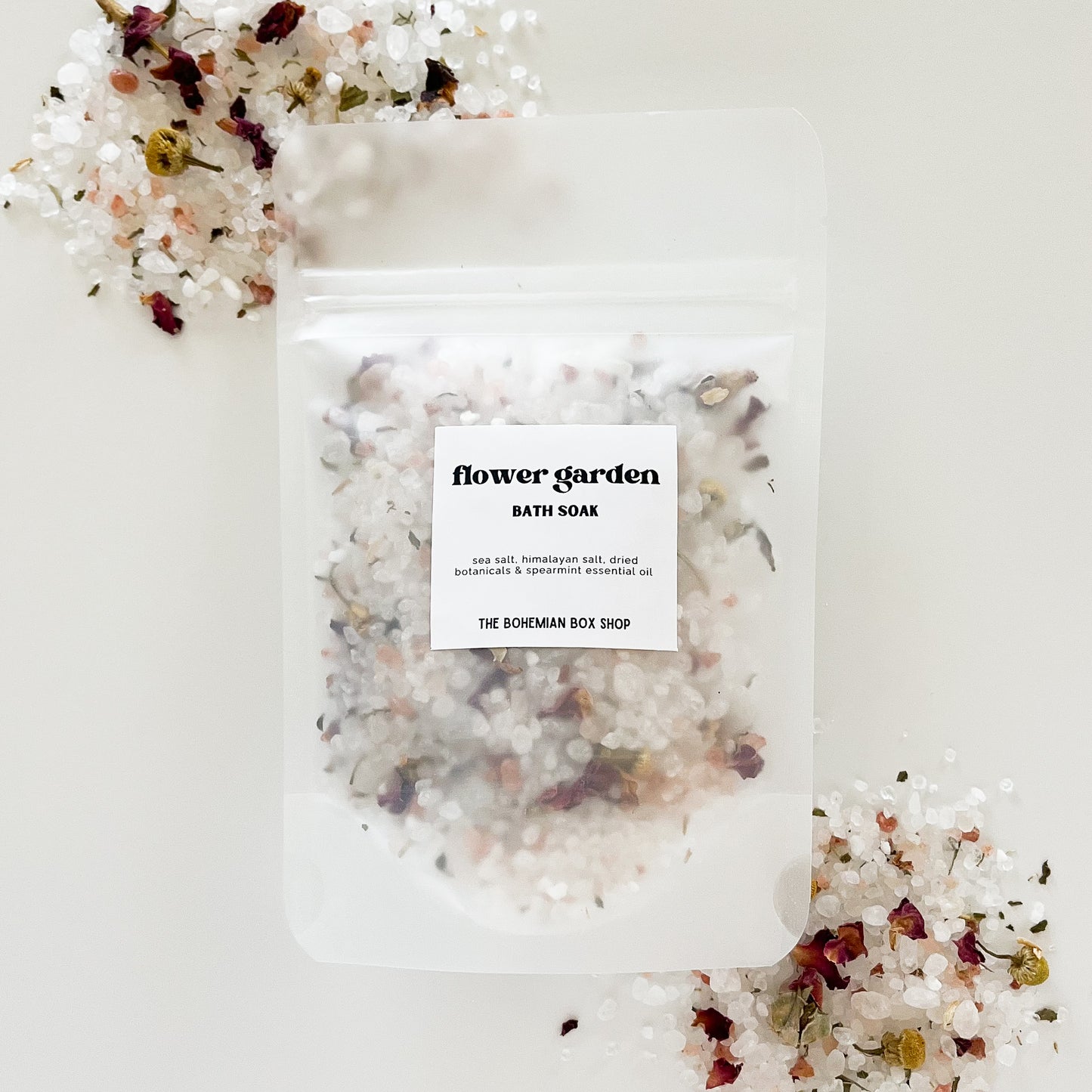 Flower Garden Bath Soak Packet - 2oz or 4oz Size