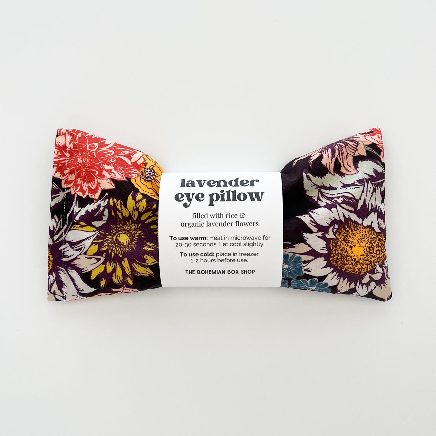 Lavender Eye Pillow - Autumn Floral Glow