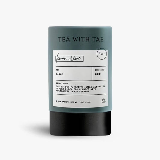 Tea With Tae - Lemon Creme Tea, 5 tea sachets 