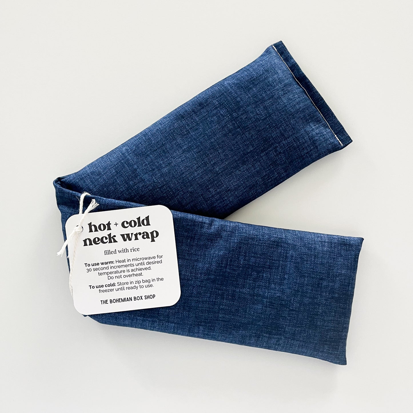 Hot and Cold Neck Wrap - Blue Textured