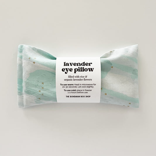 Lavender Eye Pillow - Aromatherapy Eye Pillow - Weighted Eye Mask