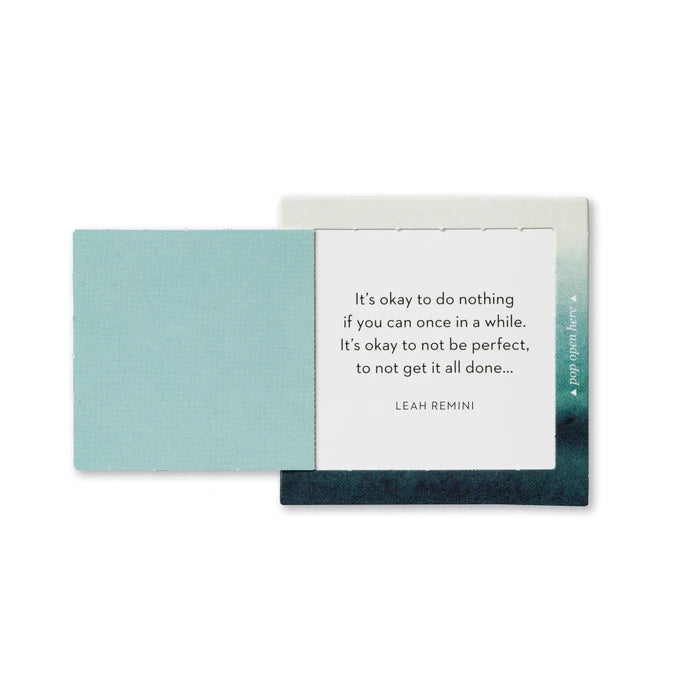 Thoughtfulls: Embrace Calm ~ 30 Pop-Open Cards with Messages Inside