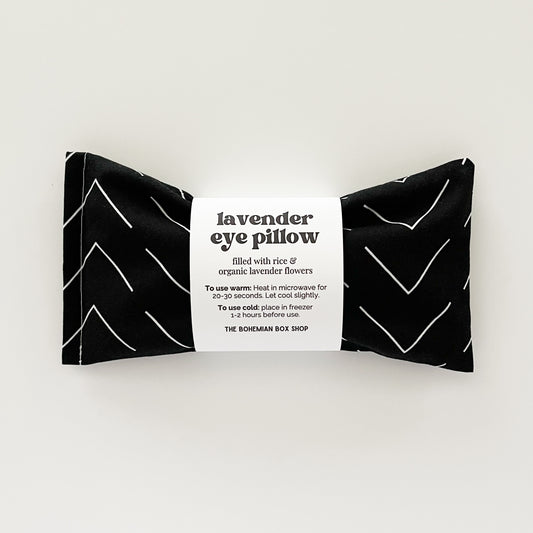 Lavender Eye Pillow - Aromatherapy Eye Pillow - Weighted Eye Mask