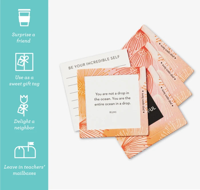 Thoughtfulls: You’re Wonderful ~ 30 Pop-Open Cards with Messages Inside