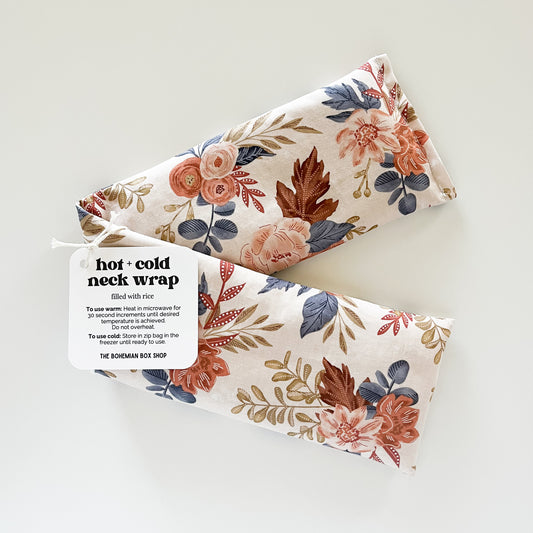 Hot and Cold Neck Wrap - Painted Flowers