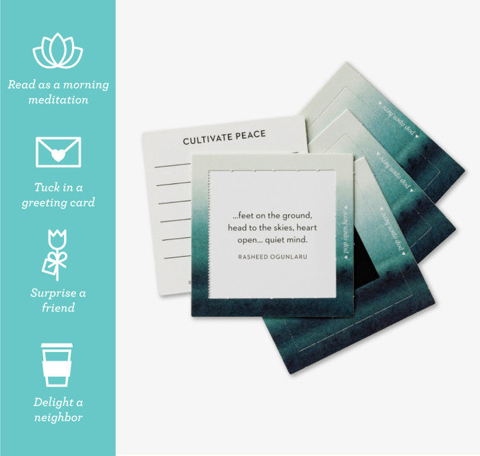 Thoughtfulls: Embrace Calm ~ 30 Pop-Open Cards with Messages Inside