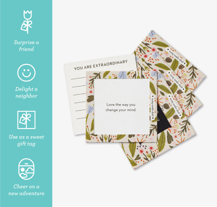 Thoughtfulls: Love Who You Are ~ 30 Pop-Open Cards with Messages Inside
