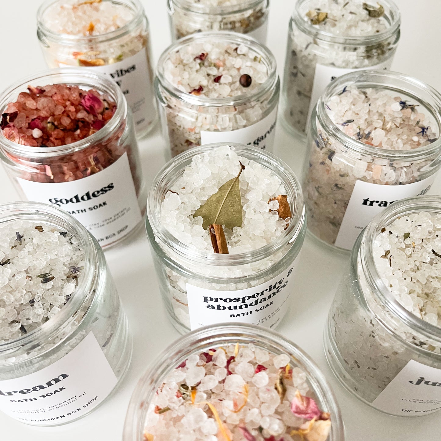 Self Love Bath Soak 8oz Glass Jar