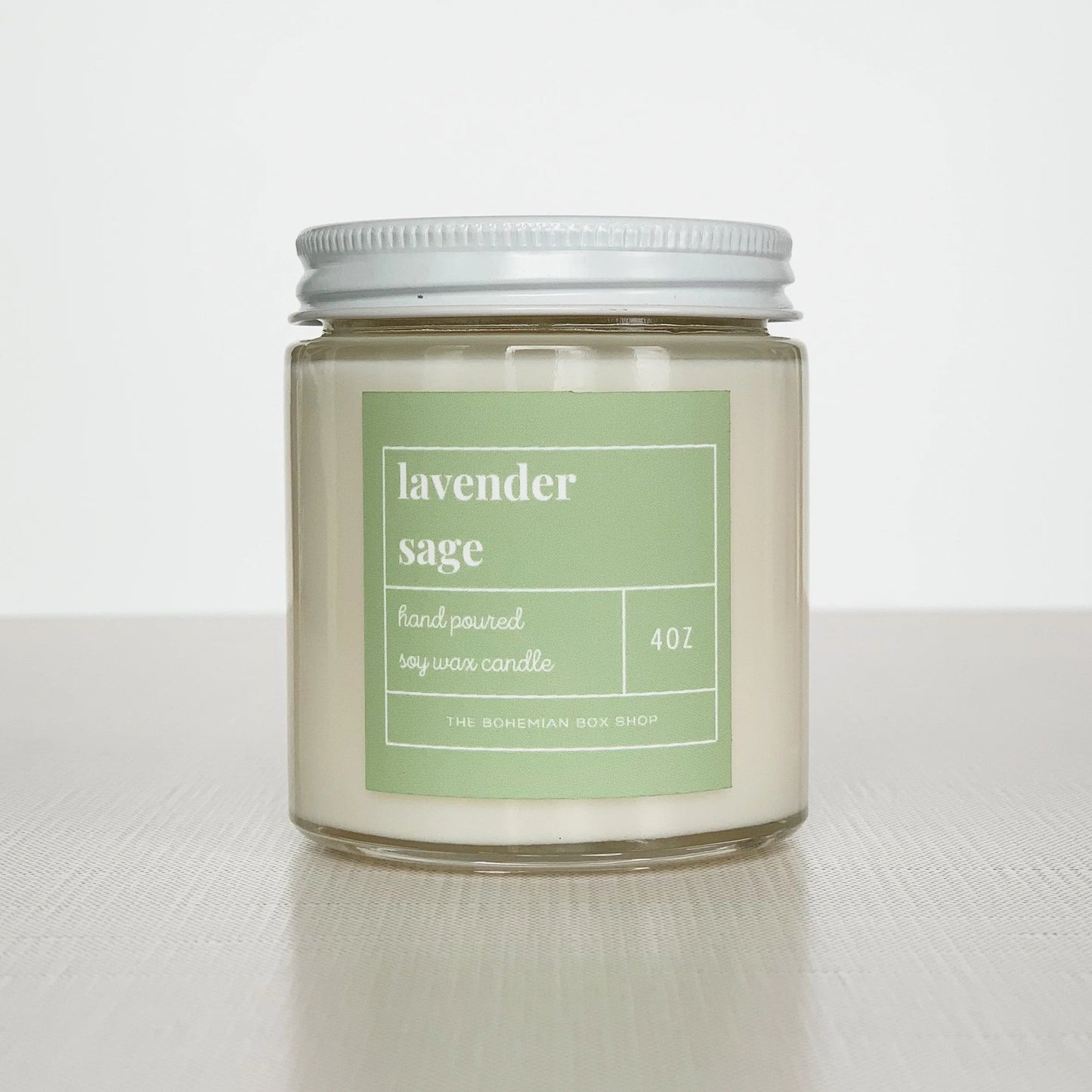 lavender sage soy candle