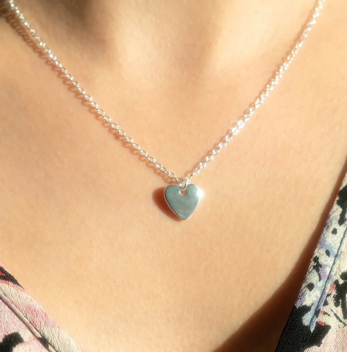 Heart Charm Necklace / Amazing Mom - I Love You So Much
