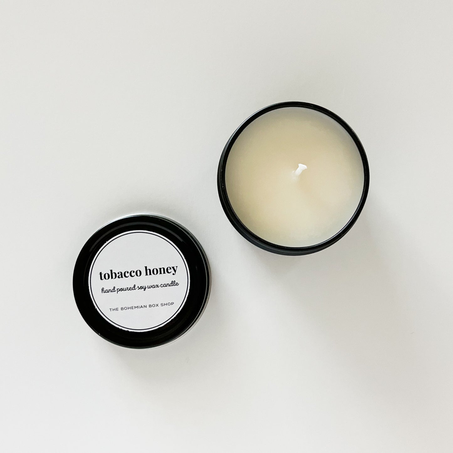 Tobacco honey soy candle