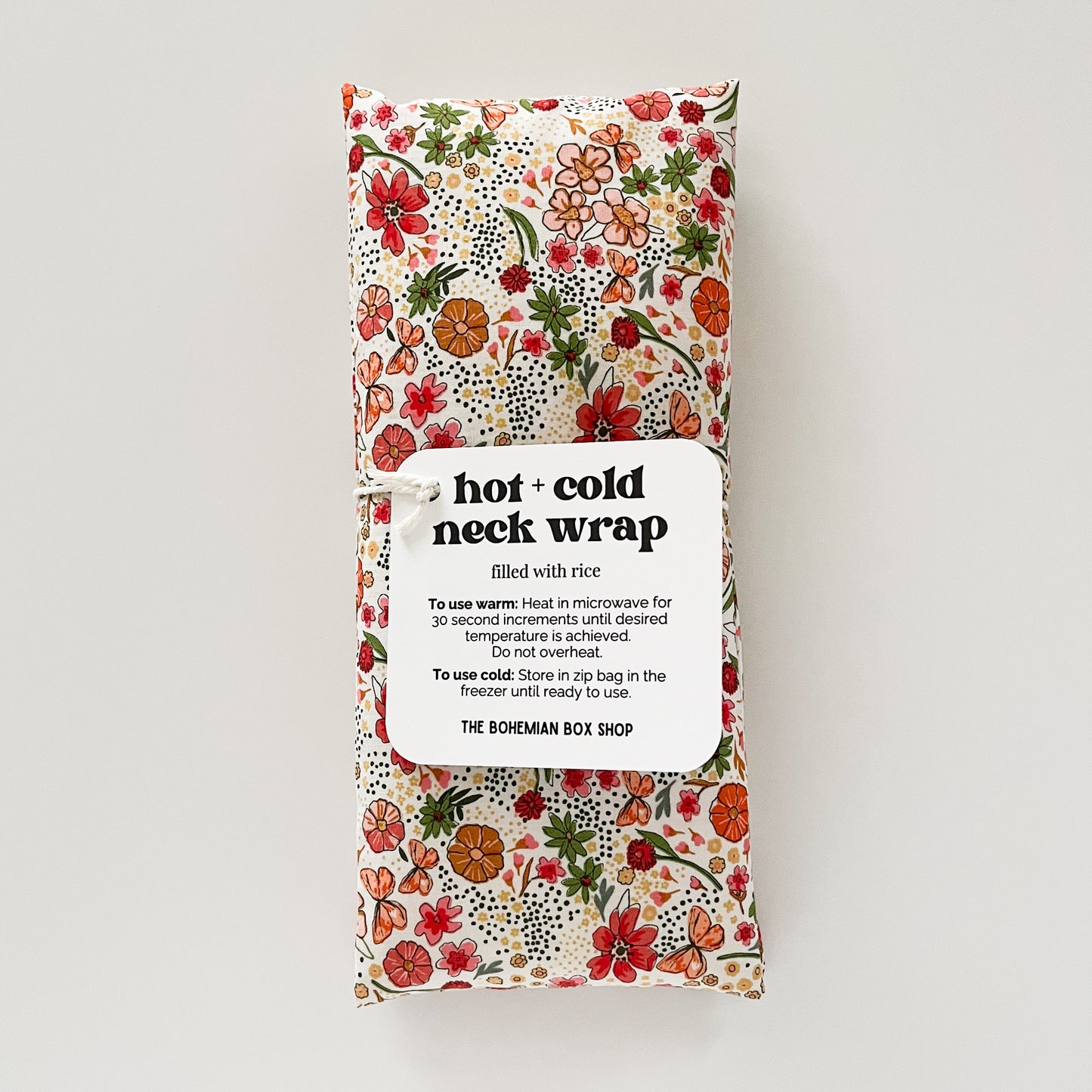 Hot and Cold Neck Wrap - Floral Abundance Shine