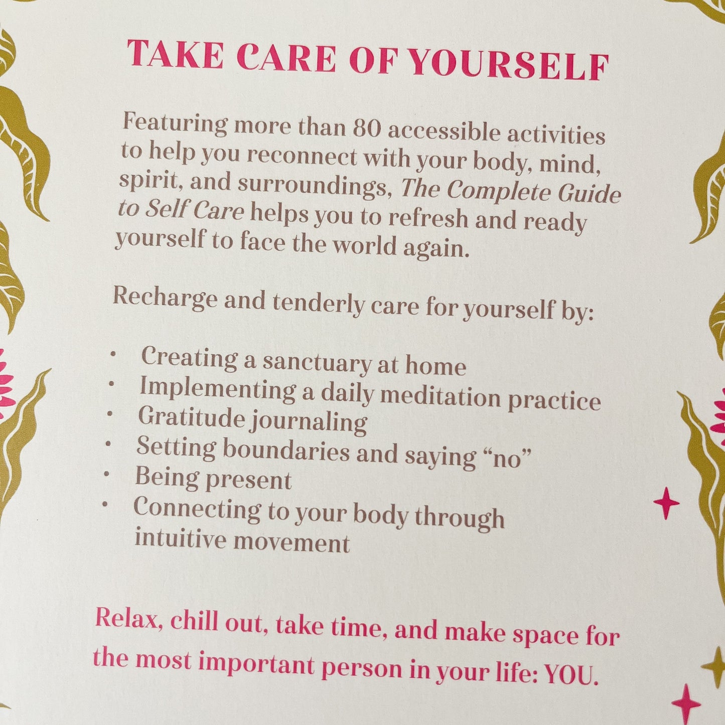 Complete Guide to Self-Care Book