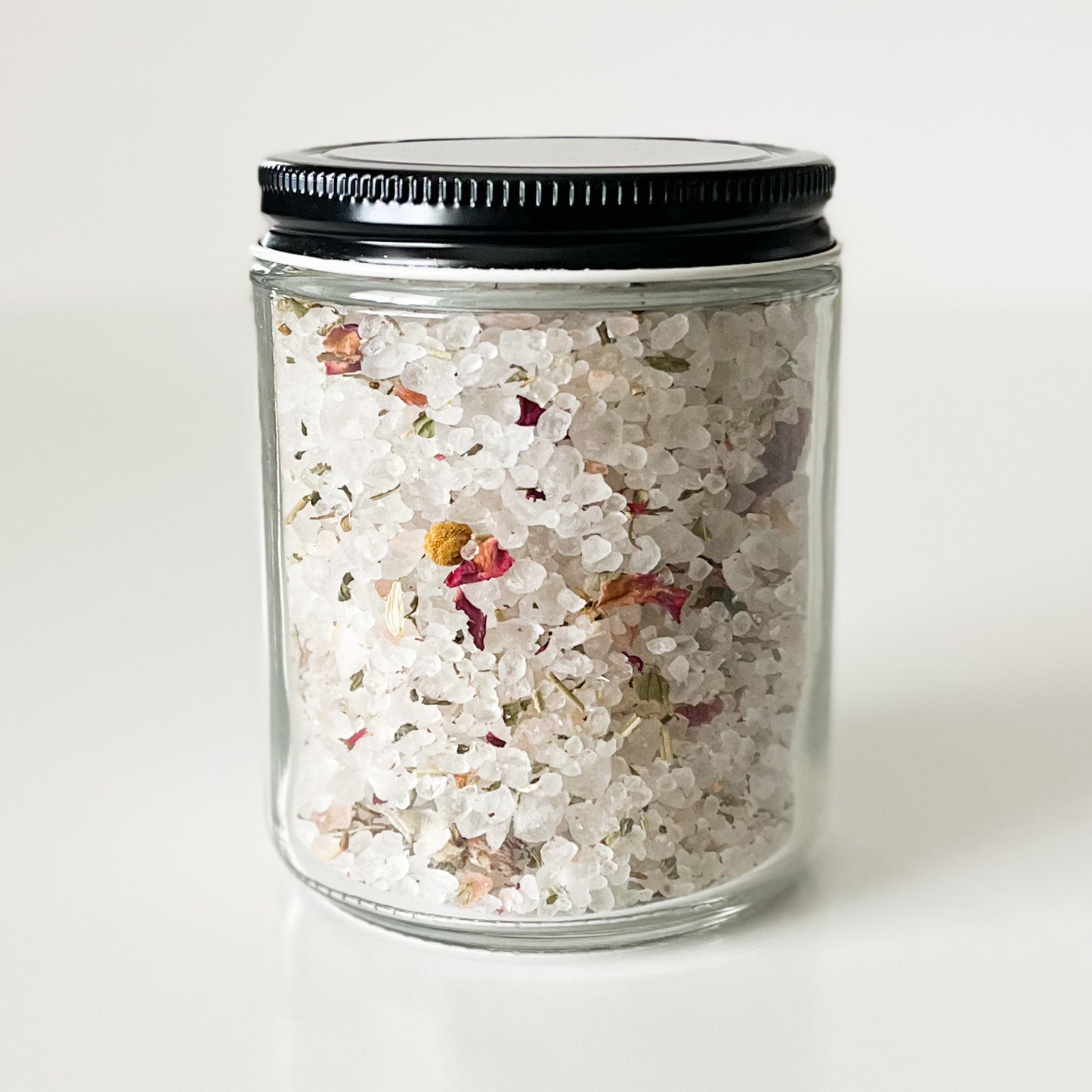 Flower Garden Bath Soak 8oz Glass Jar