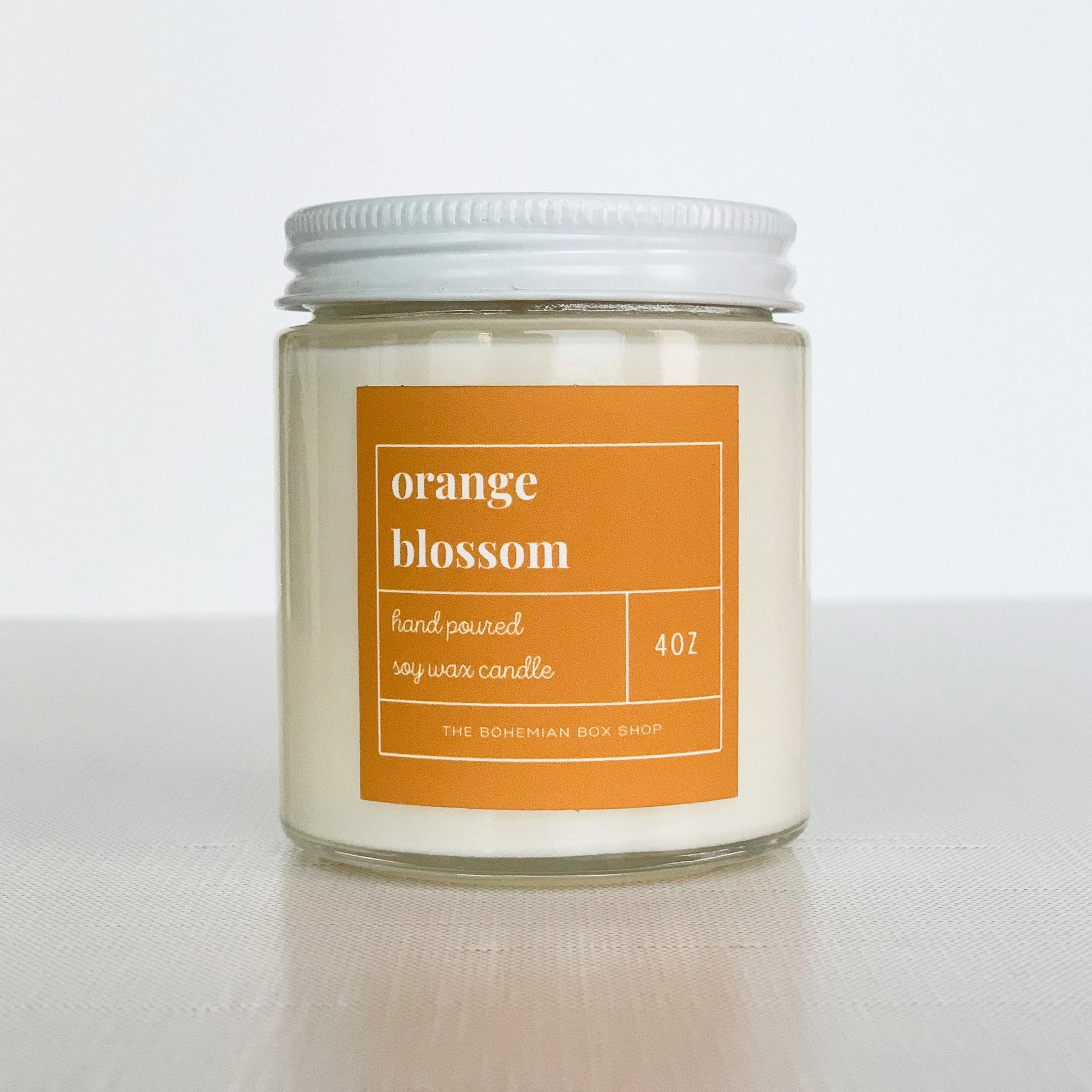 orange blossom soy candle