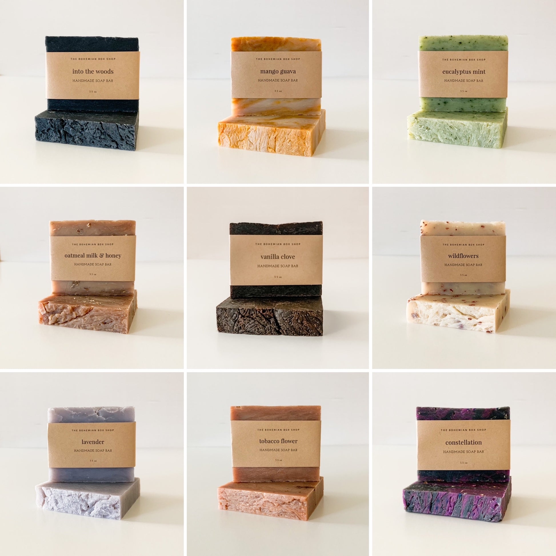 assorted soap bars