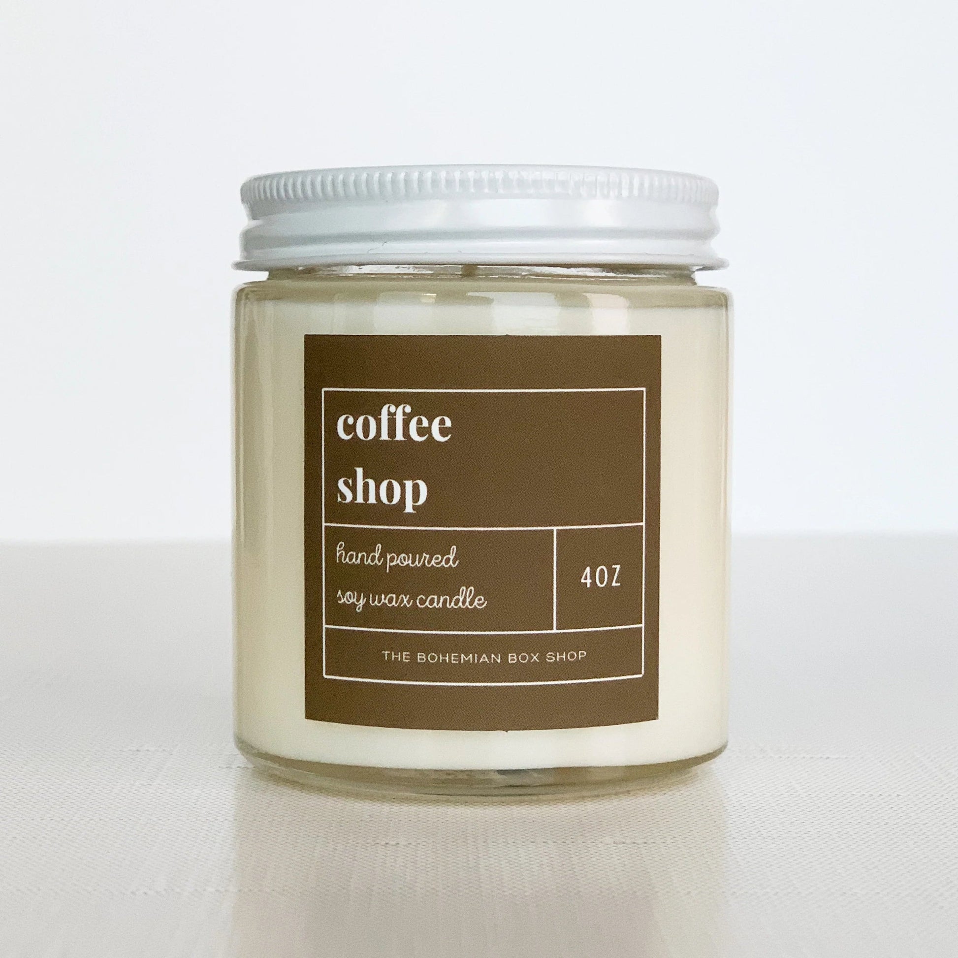 coffee shop soy candle