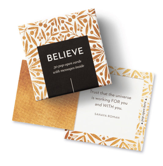 Thoughtfulls: Believe ~ 30 Pop-Open Cards with Messages Inside