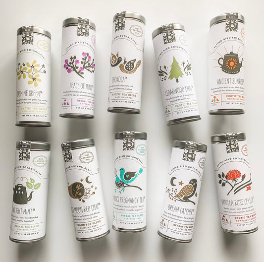 Assorted Herbal and Exotic Teas by Flying Bird Botanicals