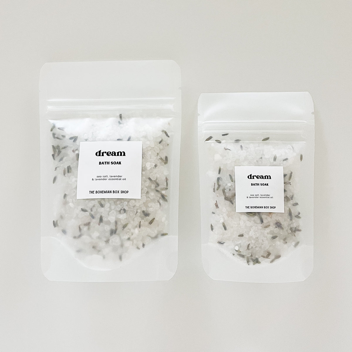 dream bath soak sizes 4 and 2 ounce