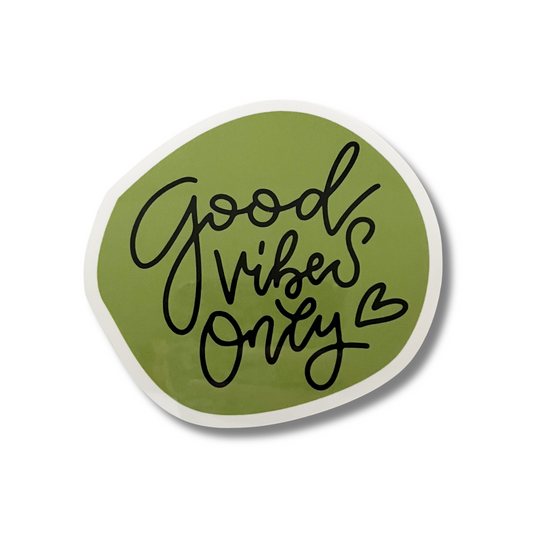 Good Vibes Only Vinyl Sticker
