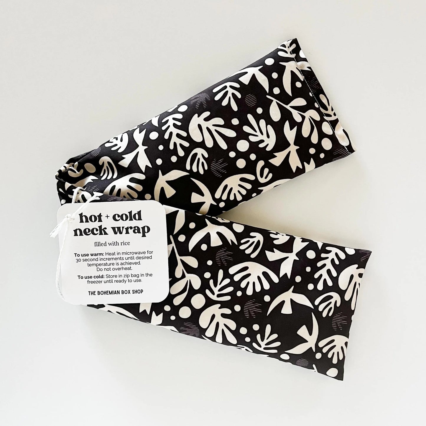 Hot and Cold Neck Wrap - Boho Birds Truffle