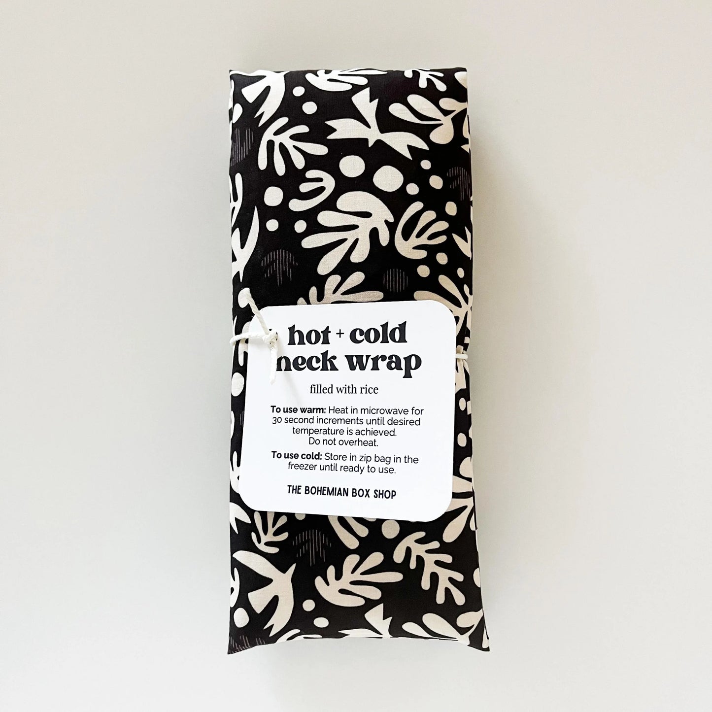 Hot and Cold Neck Wrap - Boho Birds Truffle