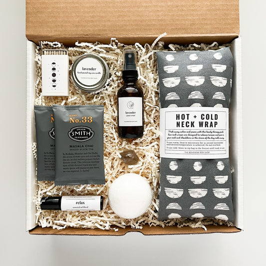 Gender Neutral Spa Gift Set - Care Package For Women or Men - Relaxation Gifts