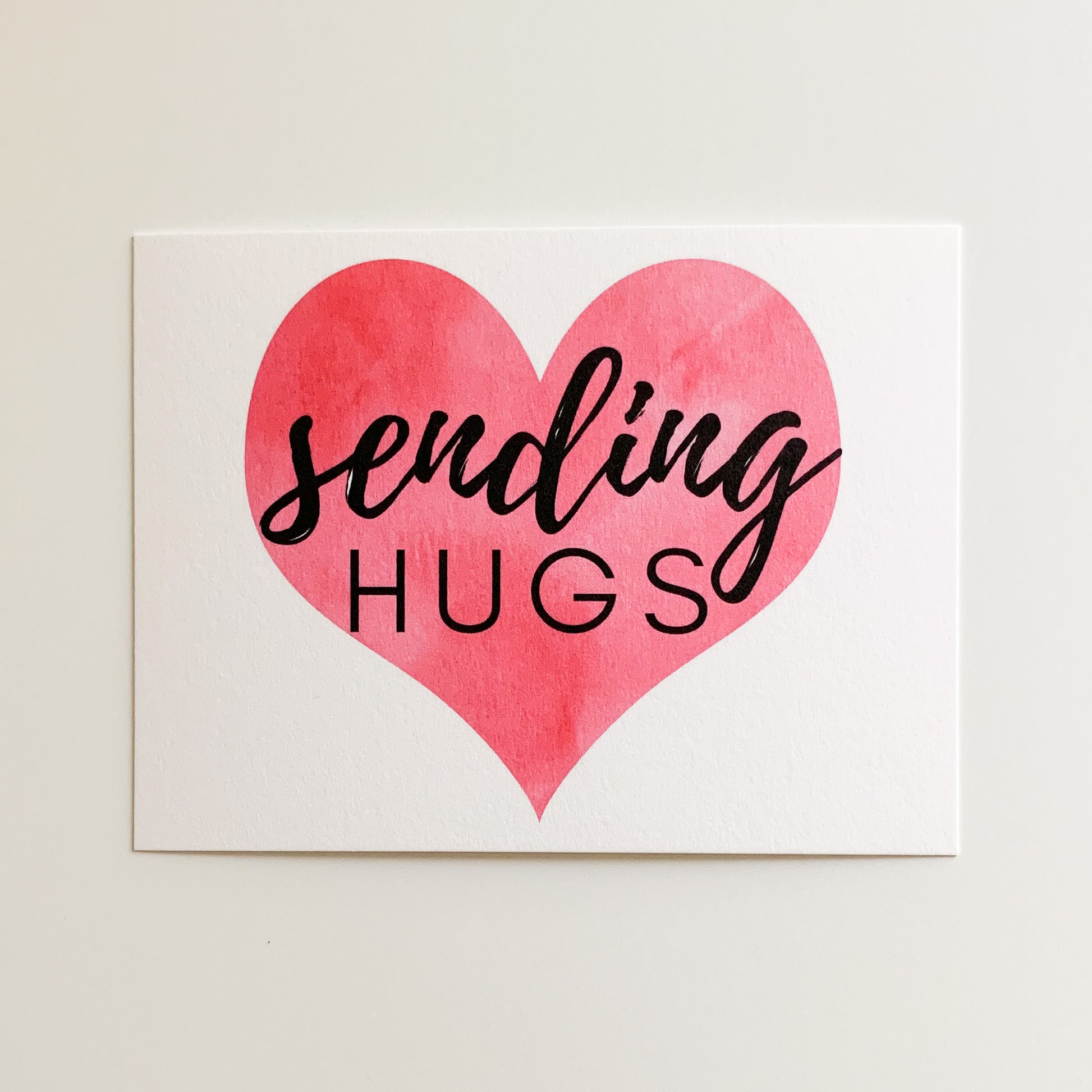 sending hugs card