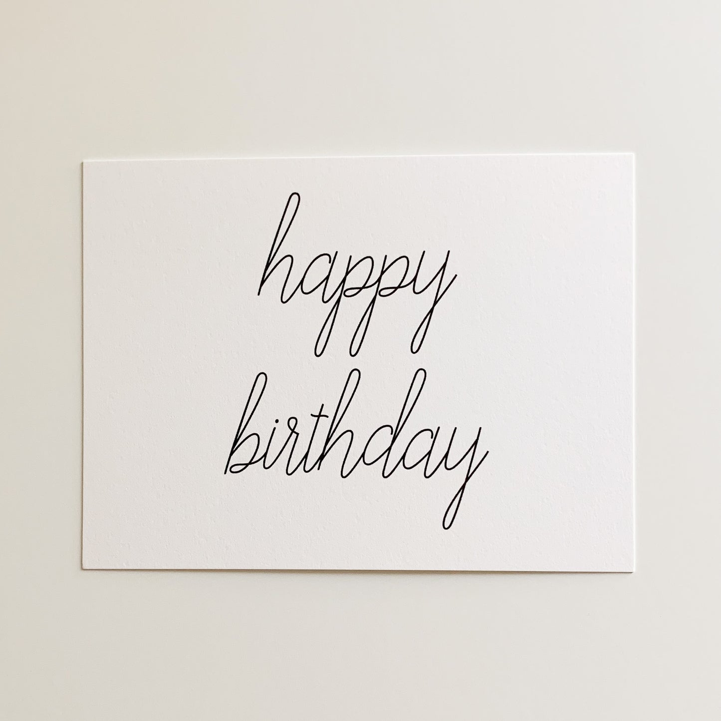 happy birthday card