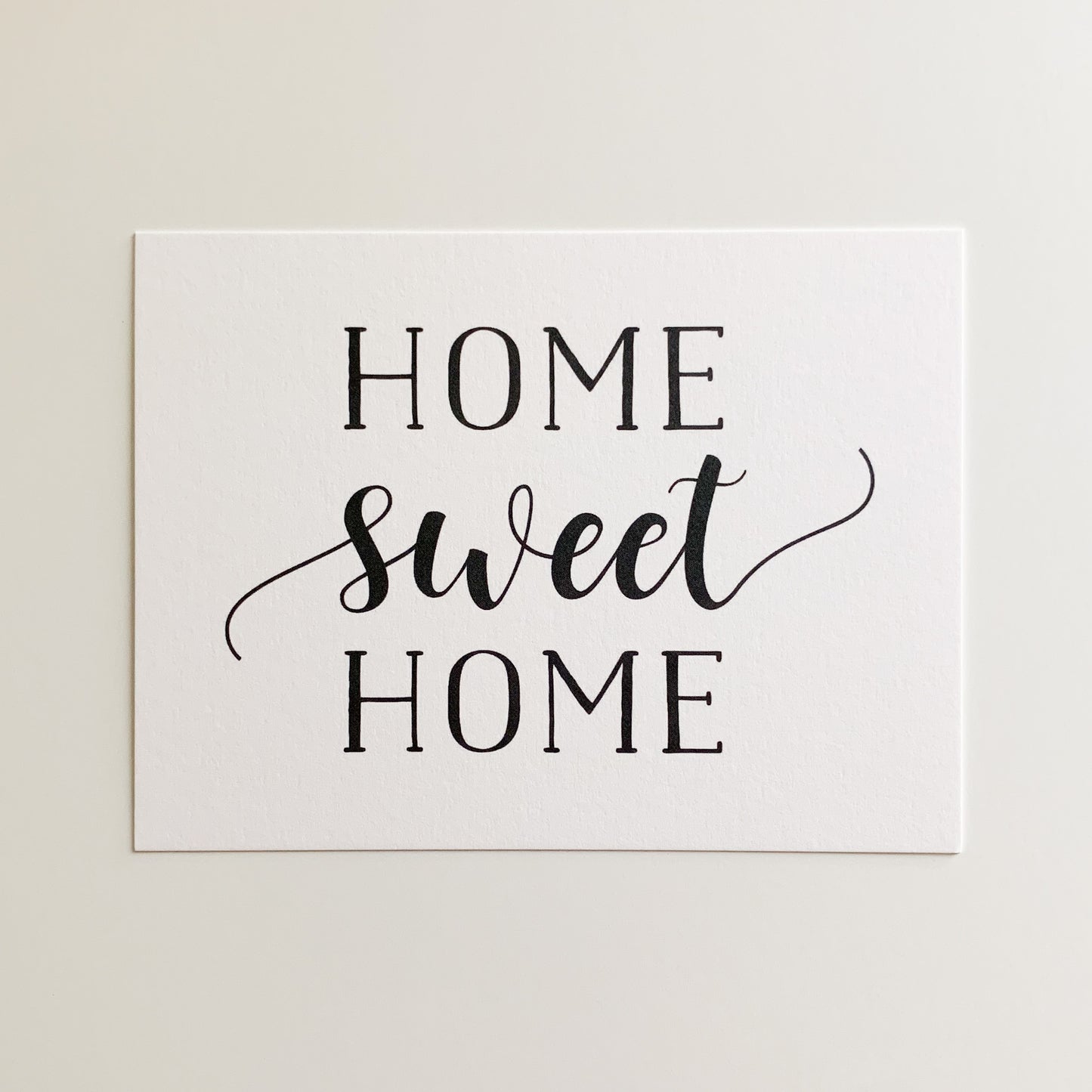 home sweet home card