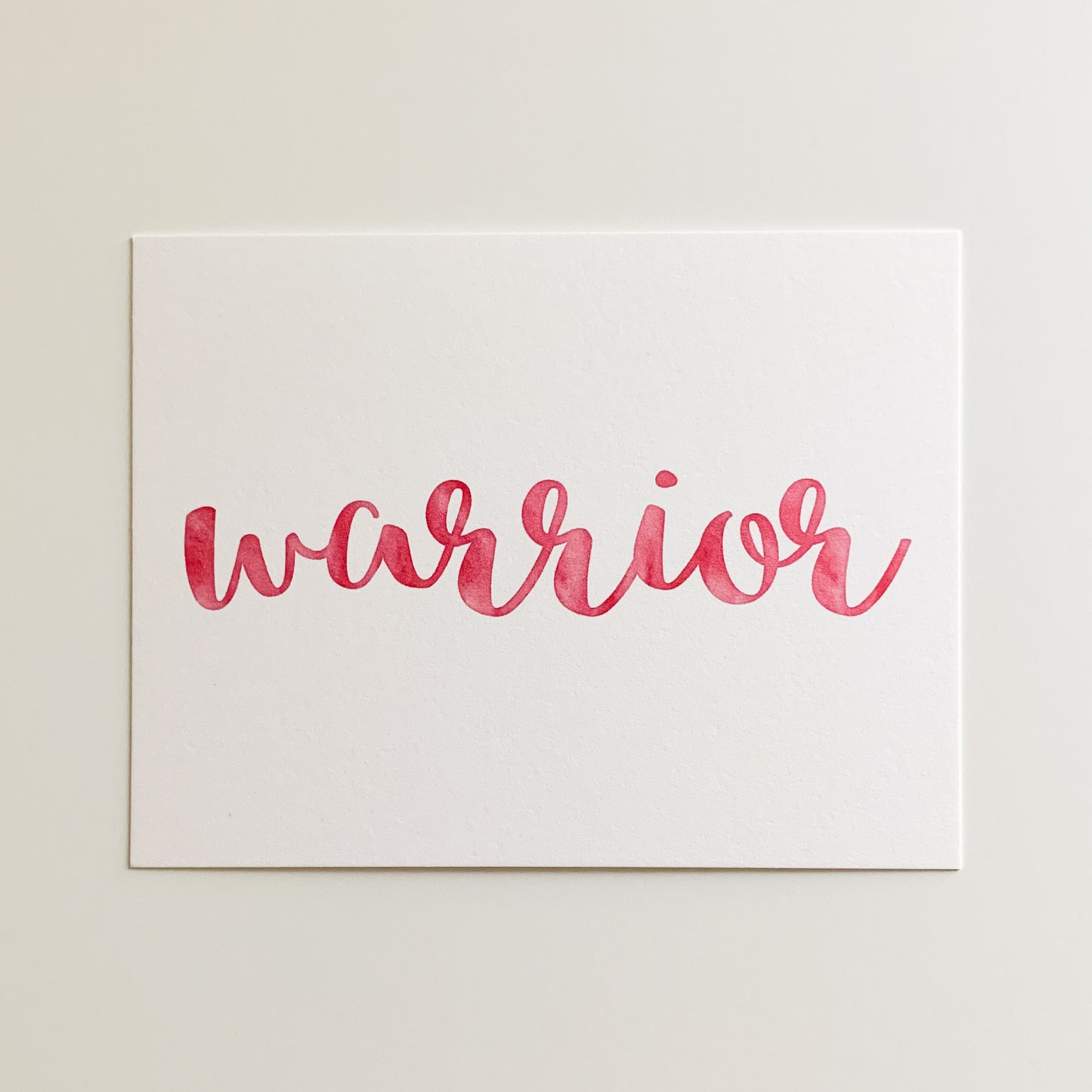 warrior card