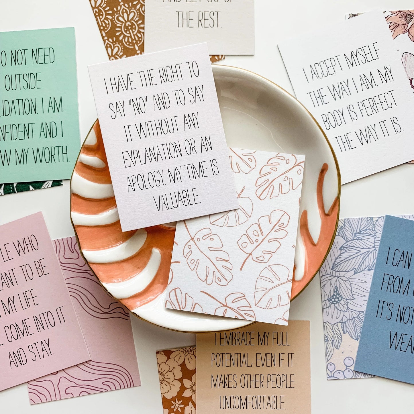 Positive Affirmation Cards for Women - Boho Mindfulness Cards