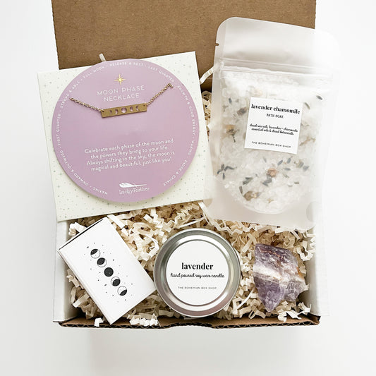 Moon Phase Gift Set - Witchy Woman Spa Gift Box - Goddess Moon Gift