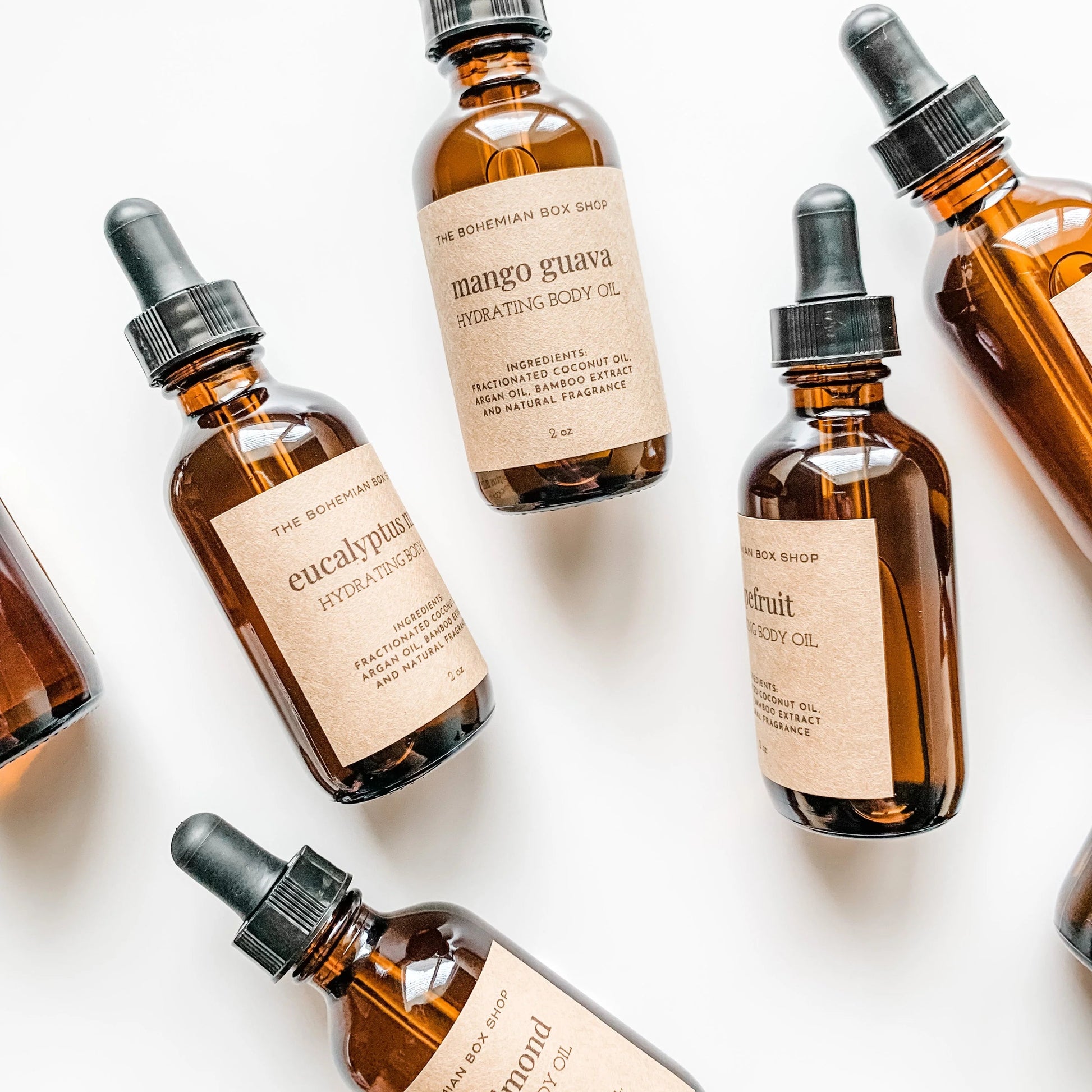 Assorted body oils