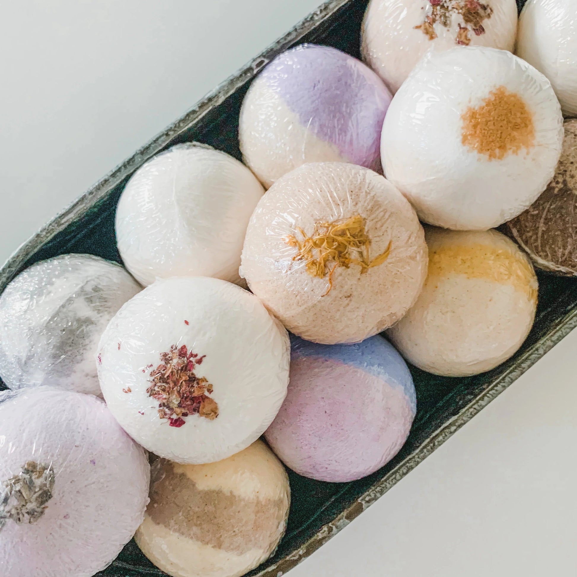 assorted bath bombs